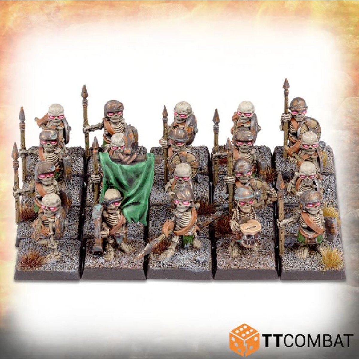 Fantasy Heroes Undead Halflings Skeleton Halfling Spears